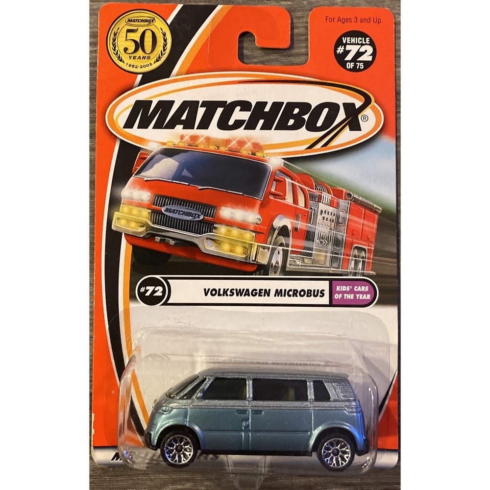 Matchbox 2001 Anniversary "Kids Cars Of The Year" #72 Volkswagen Microbus